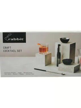 FINAL SALE!- William Sonoma "Rabbit" Craft Cocktail Set-6 pc set - BRAND NEW